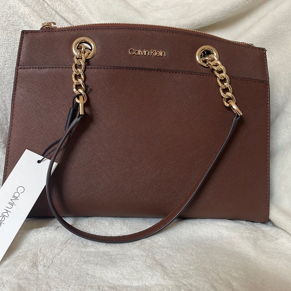 NWT Brown Calvin Klein Handbag